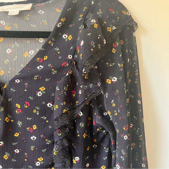 Vintage navy blue top - Picture 4 of 9